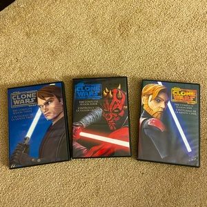 STAR WARS Lot The Clone Wars Series DVDs Complete third, fourth and fith seasons